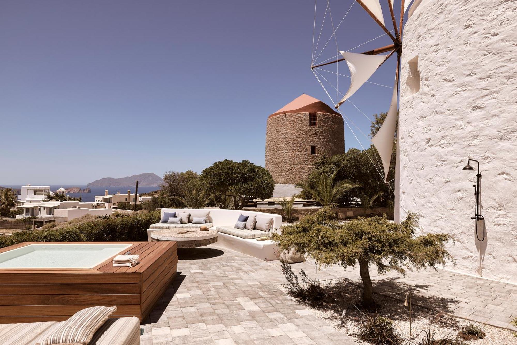 Windmill Karamitsos Since 1859 Lejlighed Trypití Eksteriør billede