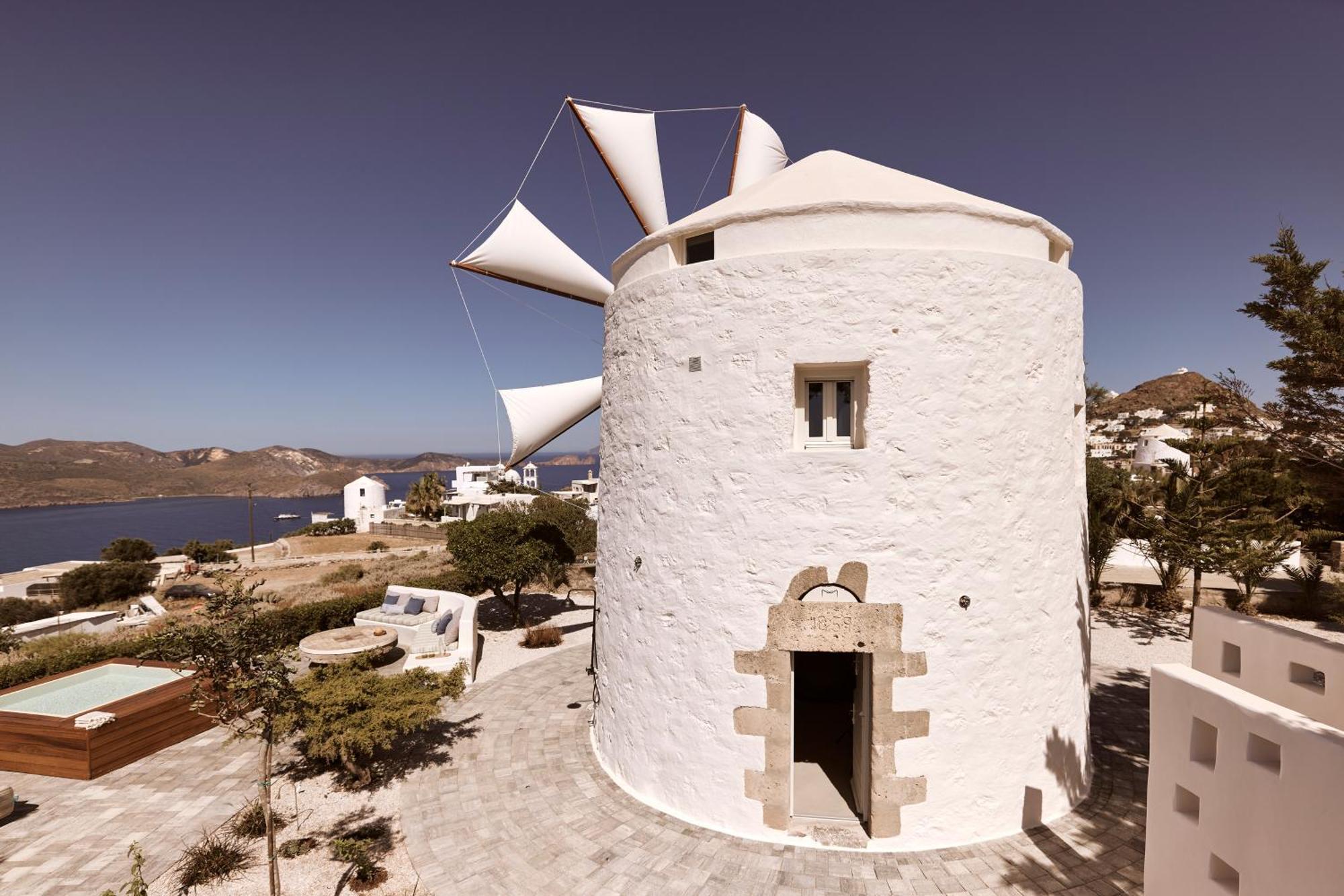 Windmill Karamitsos Since 1859 Lejlighed Trypití Eksteriør billede